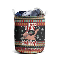 Have A Nutty Holiday Christmas Laundry Basket Xmas Holiday Patterns - Wonder Print Shop