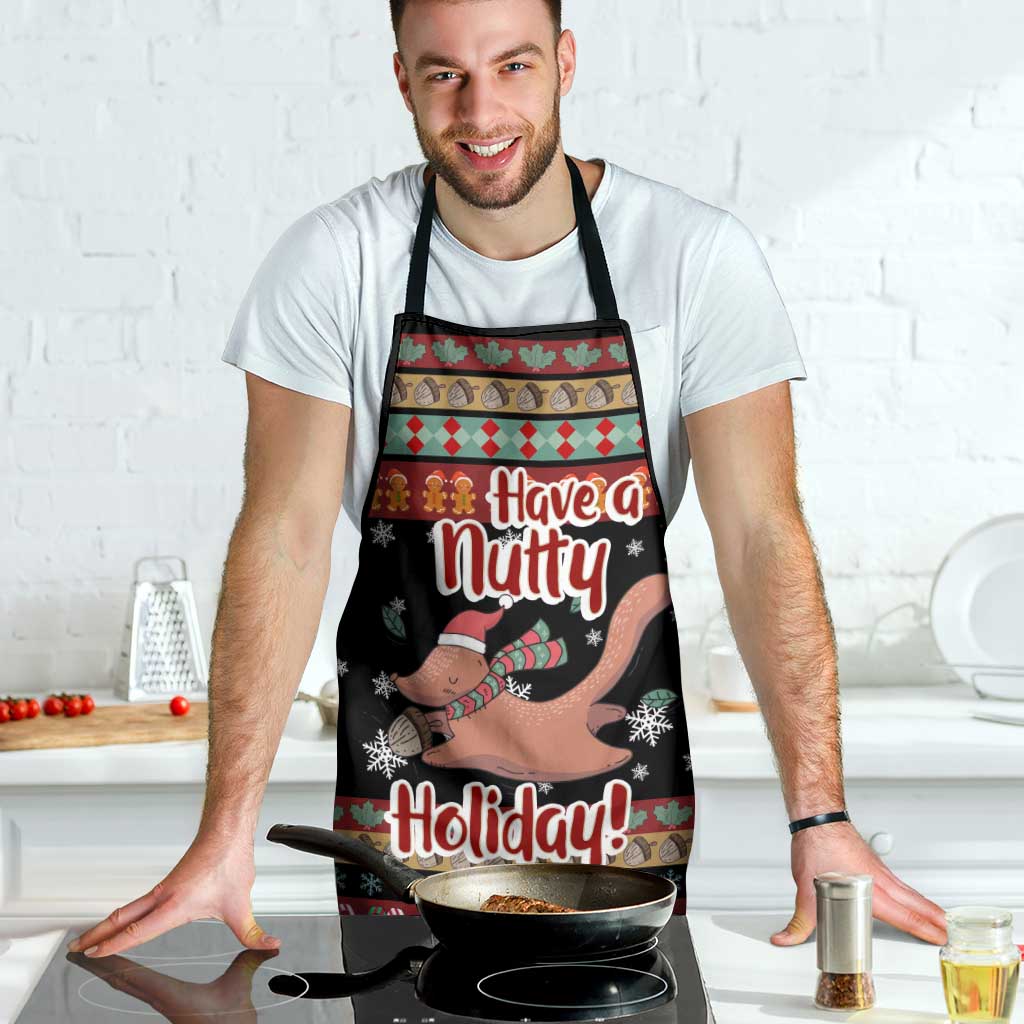Have A Nutty Holiday Christmas Apron Xmas Holiday Patterns - Wonder Print Shop