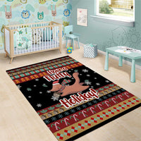 Have A Nutty Holiday Christmas Area Rug Xmas Holiday Patterns - Wonder Print Shop
