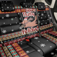 Have A Nutty Holiday Christmas Back Car Seat Cover Xmas Holiday Patterns - Wonder Print Shop