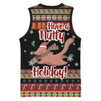 Have A Nutty Holiday Christmas Basketball Jersey Xmas Holiday Patterns - Wonder Print Shop