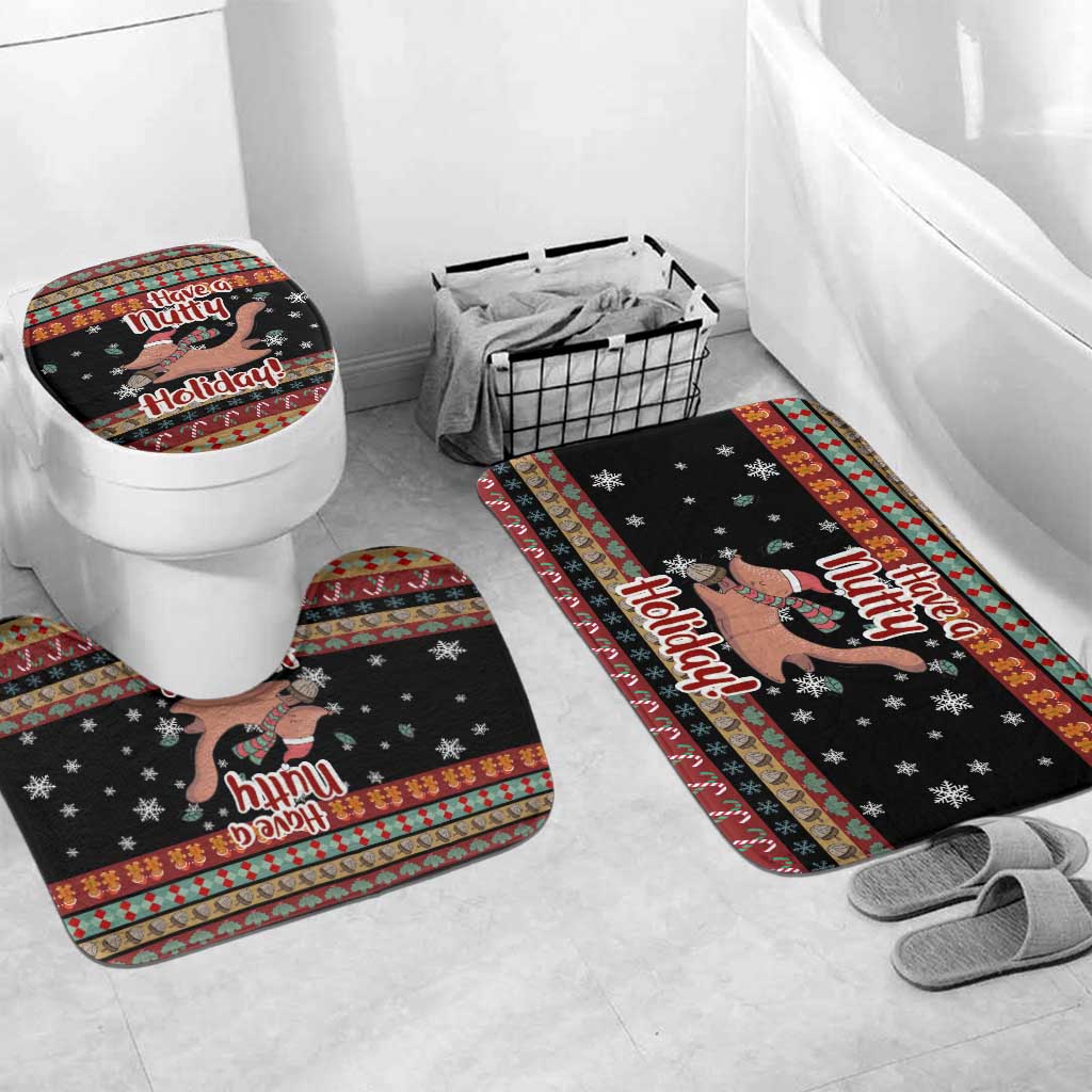 Have A Nutty Holiday Christmas Bathroom Set Xmas Holiday Patterns - Wonder Print Shop