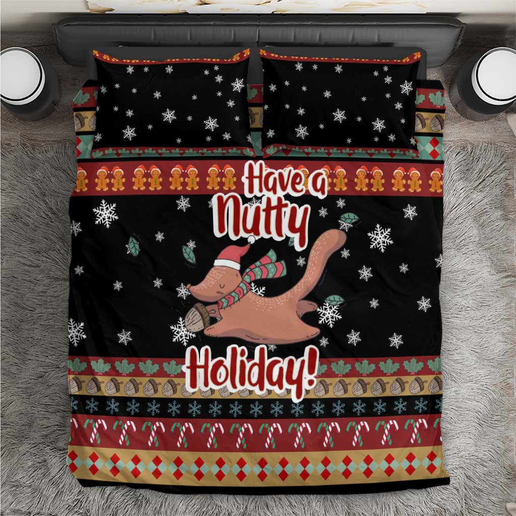 Have A Nutty Holiday Christmas Bedding Set Xmas Holiday Patterns - Wonder Print Shop