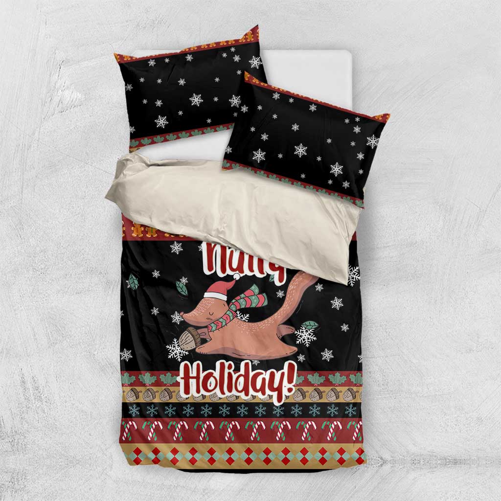 Have A Nutty Holiday Christmas Bedding Set Xmas Holiday Patterns - Wonder Print Shop