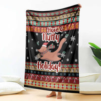Have A Nutty Holiday Christmas Blanket Xmas Holiday Patterns - Wonder Print Shop