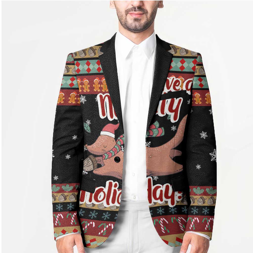 Have A Nutty Holiday Christmas Blazer Xmas Holiday Patterns - Wonder Print Shop