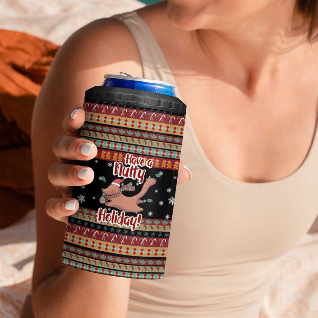 Have A Nutty Holiday Christmas 4 in 1 Can Cooler Tumbler Xmas Holiday Patterns - Wonder Print Shop