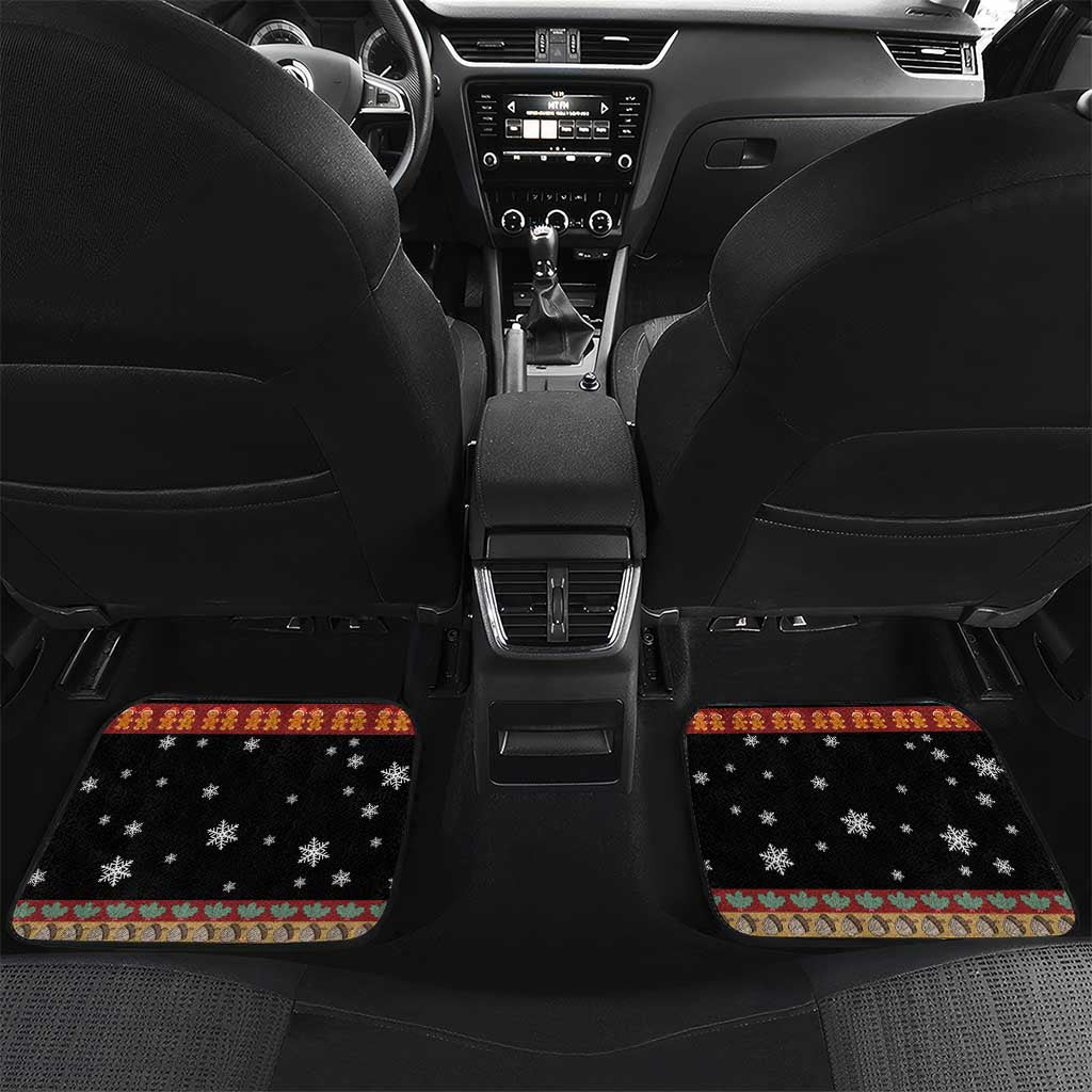 Have A Nutty Holiday Christmas Car Mats Xmas Holiday Patterns - Wonder Print Shop