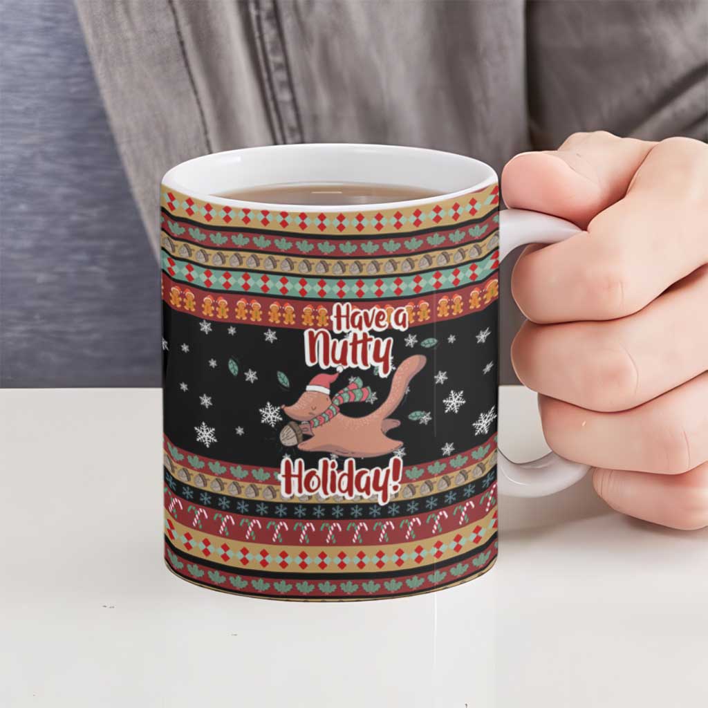 Have A Nutty Holiday Christmas Ceramic Mug Xmas Holiday Patterns - Wonder Print Shop
