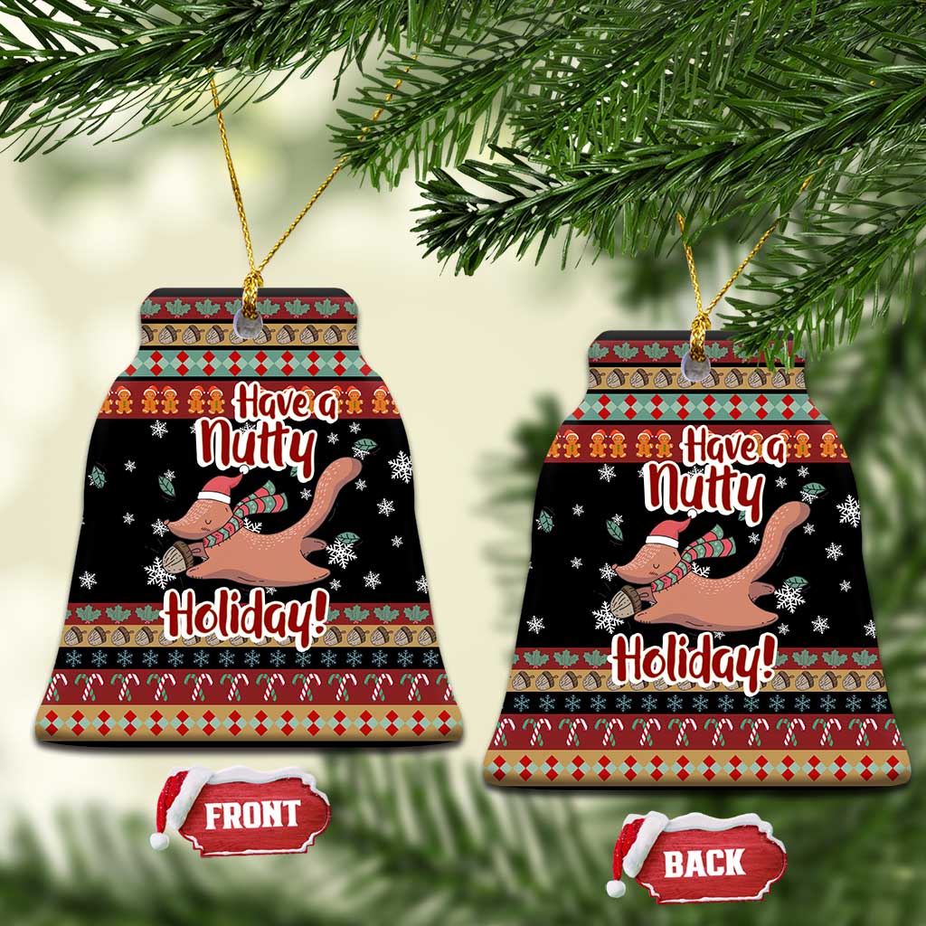 Have A Nutty Holiday Christmas Ceramic Ornament Xmas Holiday Patterns - Wonder Print Shop