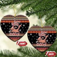 Have A Nutty Holiday Christmas Ceramic Ornament Xmas Holiday Patterns - Wonder Print Shop