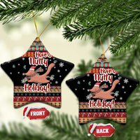 Have A Nutty Holiday Christmas Ceramic Ornament Xmas Holiday Patterns - Wonder Print Shop