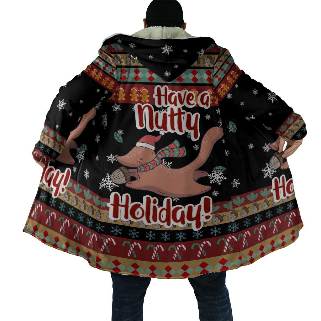 Have A Nutty Holiday Christmas Cloak Xmas Holiday Patterns - Wonder Print Shop