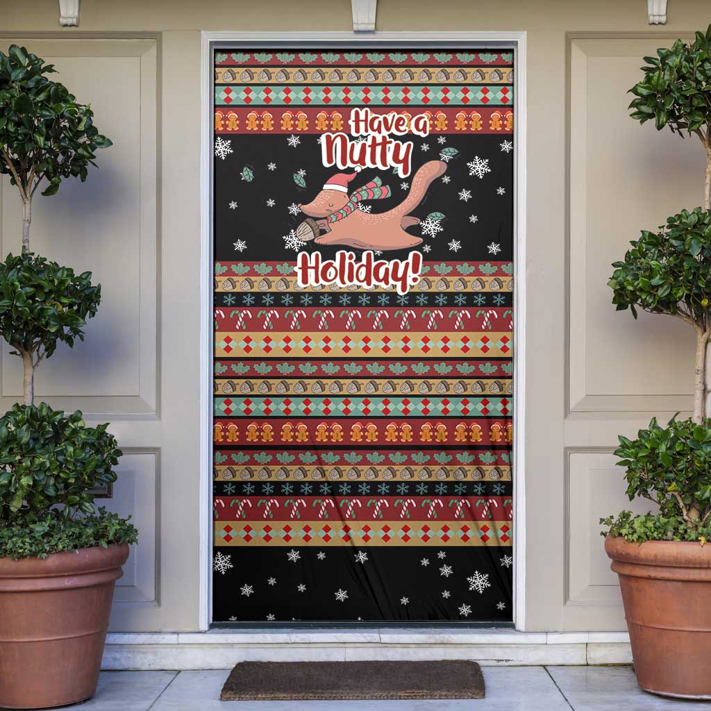 Have A Nutty Holiday Christmas Door Cover Xmas Holiday Patterns - Wonder Print Shop