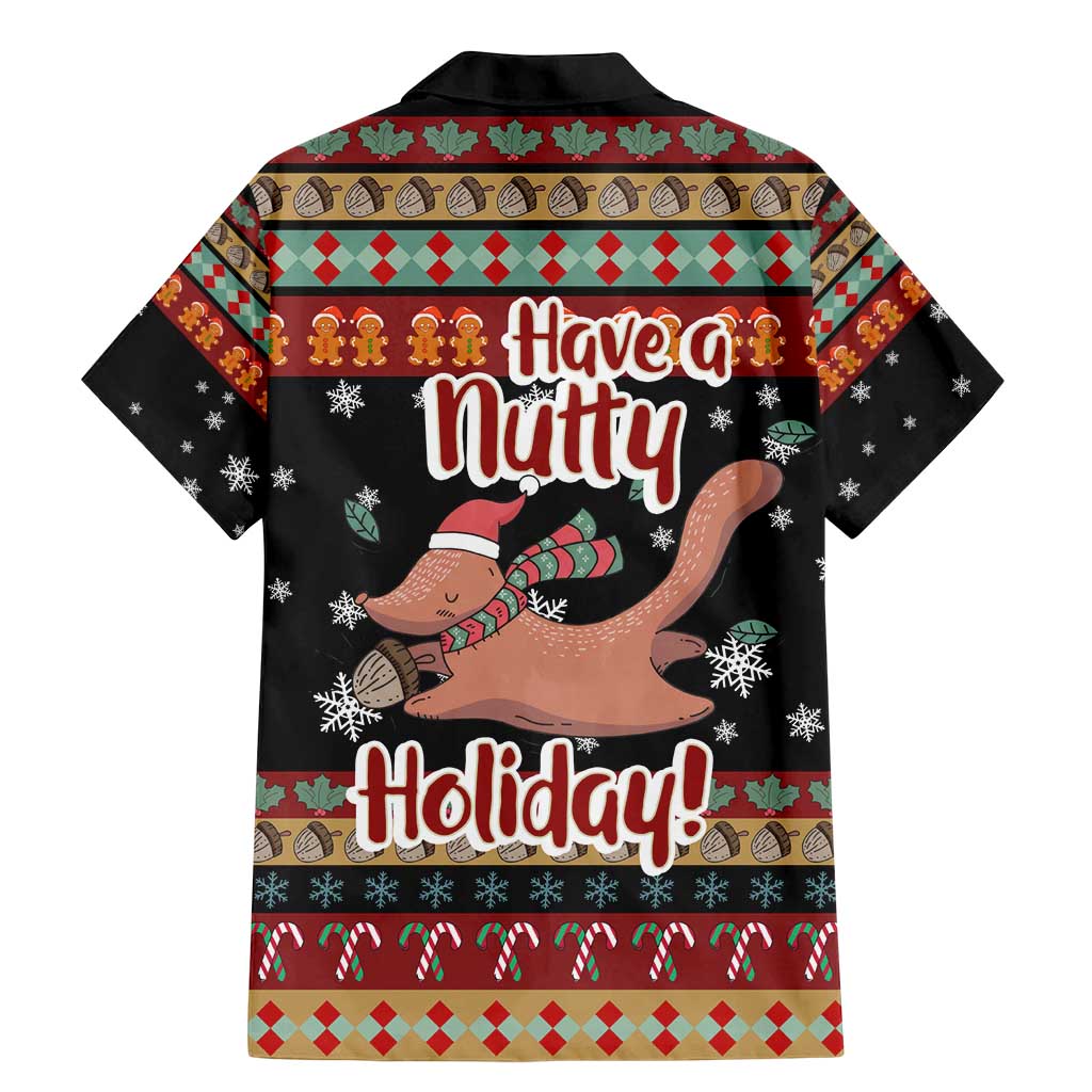 Have A Nutty Holiday Christmas Family Matching Mermaid Dress and Hawaiian Shirt Xmas Holiday Patterns - Wonder Print Shop