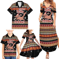 Have A Nutty Holiday Christmas Family Matching Summer Maxi Dress and Hawaiian Shirt Xmas Holiday Patterns - Wonder Print Shop