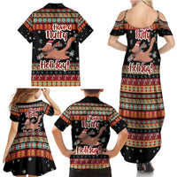 Have A Nutty Holiday Christmas Family Matching Summer Maxi Dress and Hawaiian Shirt Xmas Holiday Patterns - Wonder Print Shop