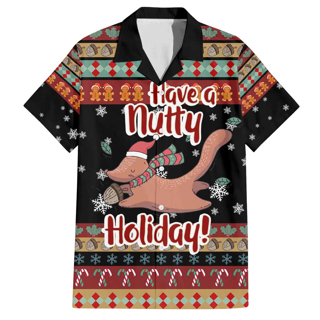 Have A Nutty Holiday Christmas Family Matching Summer Maxi Dress and Hawaiian Shirt Xmas Holiday Patterns - Wonder Print Shop