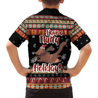 Have A Nutty Holiday Christmas Family Matching Tank Maxi Dress and Hawaiian Shirt Xmas Holiday Patterns - Wonder Print Shop