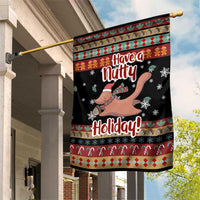 Have A Nutty Holiday Christmas Garden Flag Xmas Holiday Patterns - Wonder Print Shop