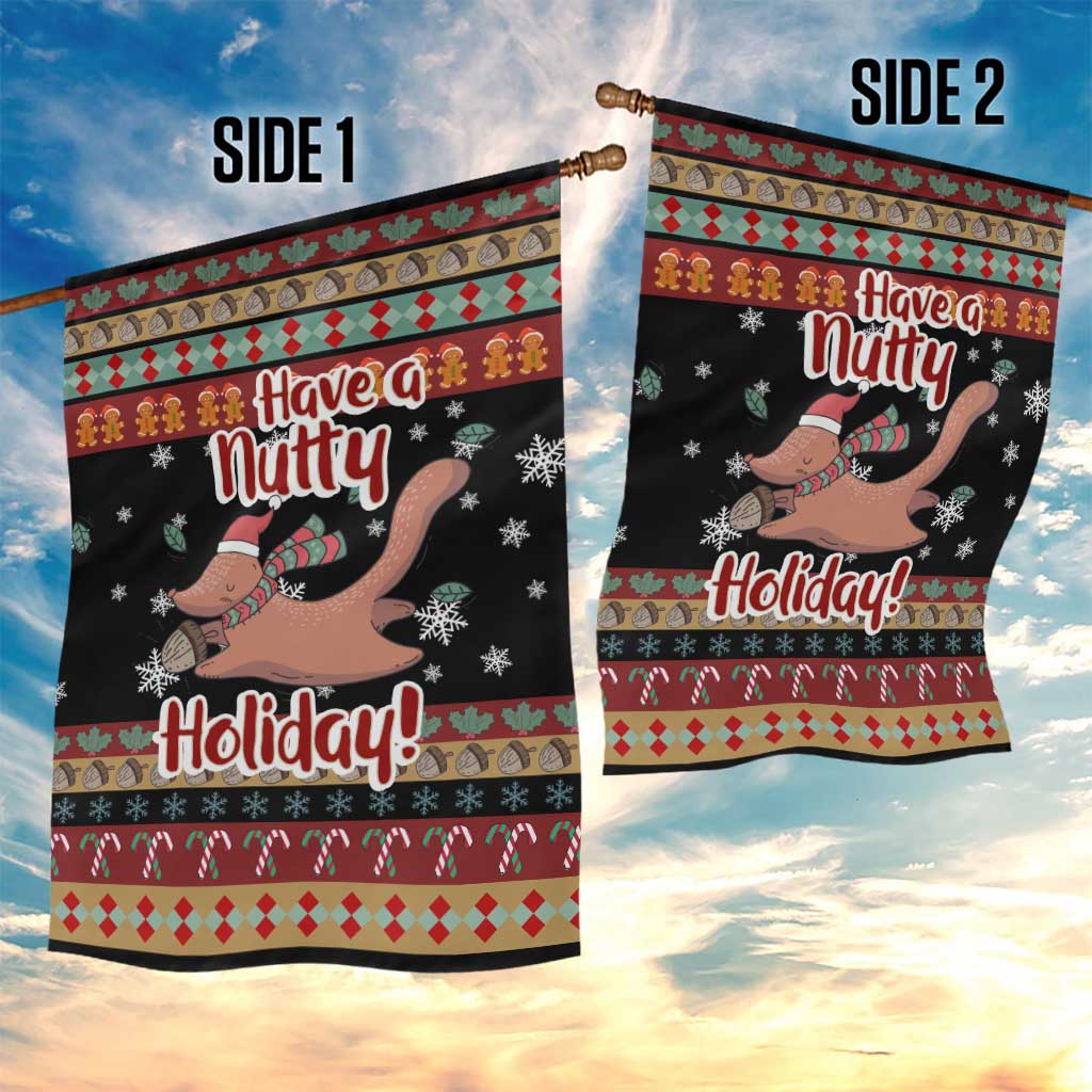 Have A Nutty Holiday Christmas Garden Flag Xmas Holiday Patterns - Wonder Print Shop