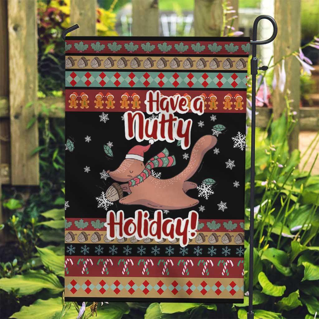 Have A Nutty Holiday Christmas Garden Flag Xmas Holiday Patterns - Wonder Print Shop