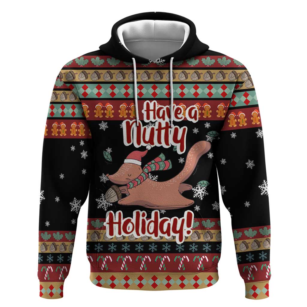 Have A Nutty Holiday Christmas Hoodie Xmas Holiday Patterns - Wonder Print Shop