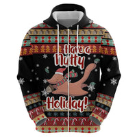 Have A Nutty Holiday Christmas Hoodie Xmas Holiday Patterns - Wonder Print Shop