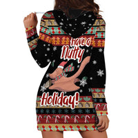 Have A Nutty Holiday Christmas Hoodie Dress Xmas Holiday Patterns - Wonder Print Shop