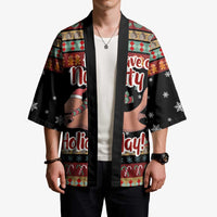 Have A Nutty Holiday Christmas Kimono Xmas Holiday Patterns - Wonder Print Shop