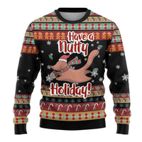 Have A Nutty Holiday Christmas Ugly Christmas Sweater Xmas Holiday Patterns - Wonder Print Shop