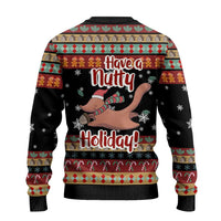 Have A Nutty Holiday Christmas Ugly Christmas Sweater Xmas Holiday Patterns - Wonder Print Shop