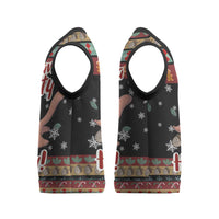 Have A Nutty Holiday Christmas Knitted V-Neck Vest Xmas Holiday Patterns - Wonder Print Shop