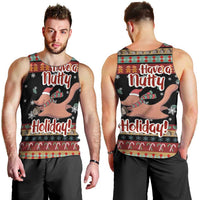 Have A Nutty Holiday Christmas Men Tank Top Xmas Holiday Patterns - undefined