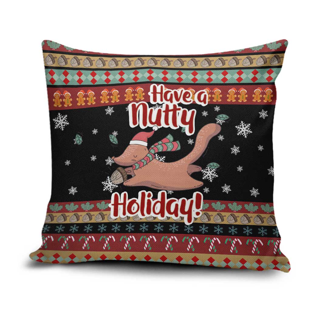 Have A Nutty Holiday Christmas Pillow Cover Xmas Holiday Patterns - Wonder Print Shop