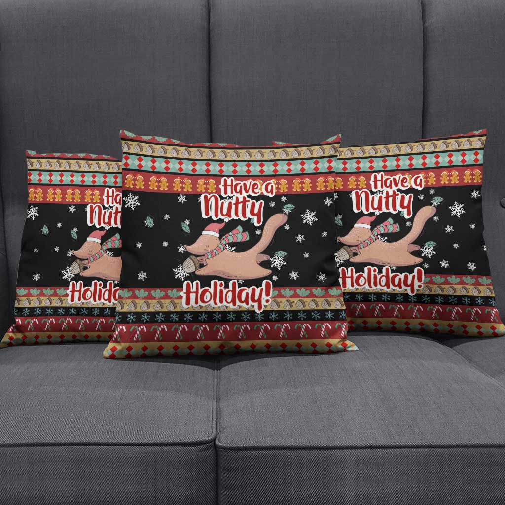 Have A Nutty Holiday Christmas Pillow Cover Xmas Holiday Patterns - Wonder Print Shop