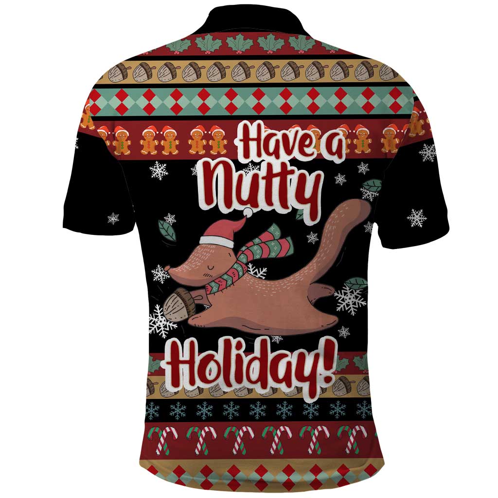 Have A Nutty Holiday Christmas Polo Shirt Xmas Holiday Patterns - Wonder Print Shop