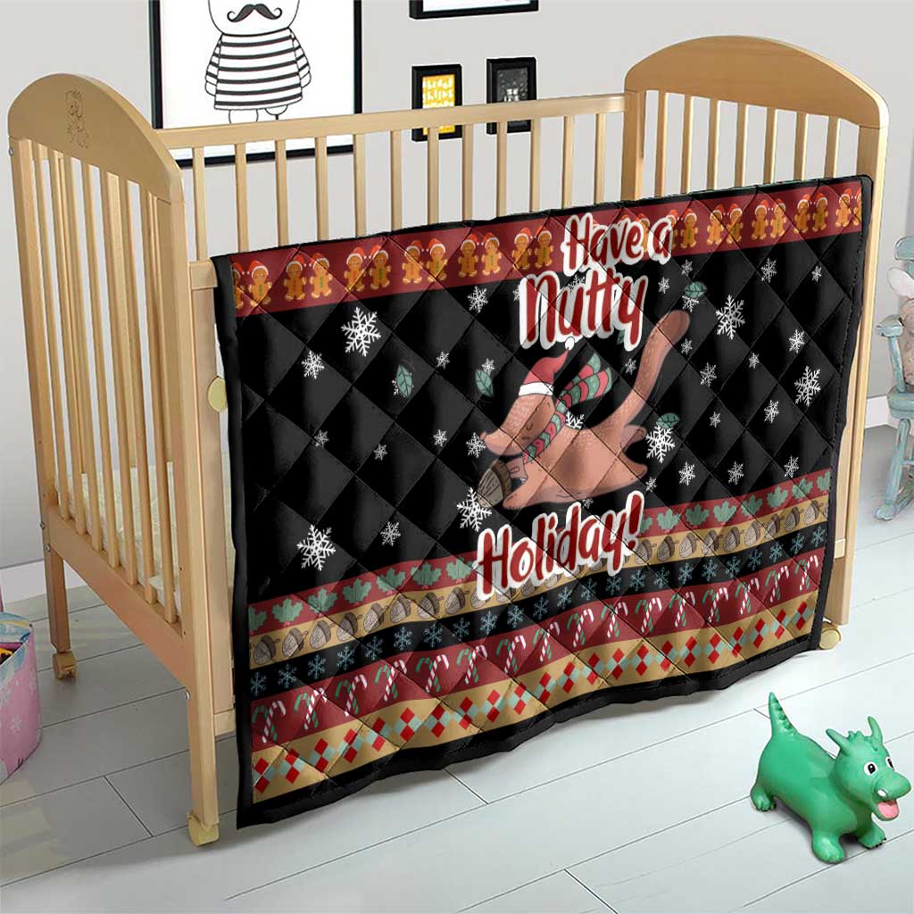 Have A Nutty Holiday Christmas Quilt Xmas Holiday Patterns - Wonder Print Shop