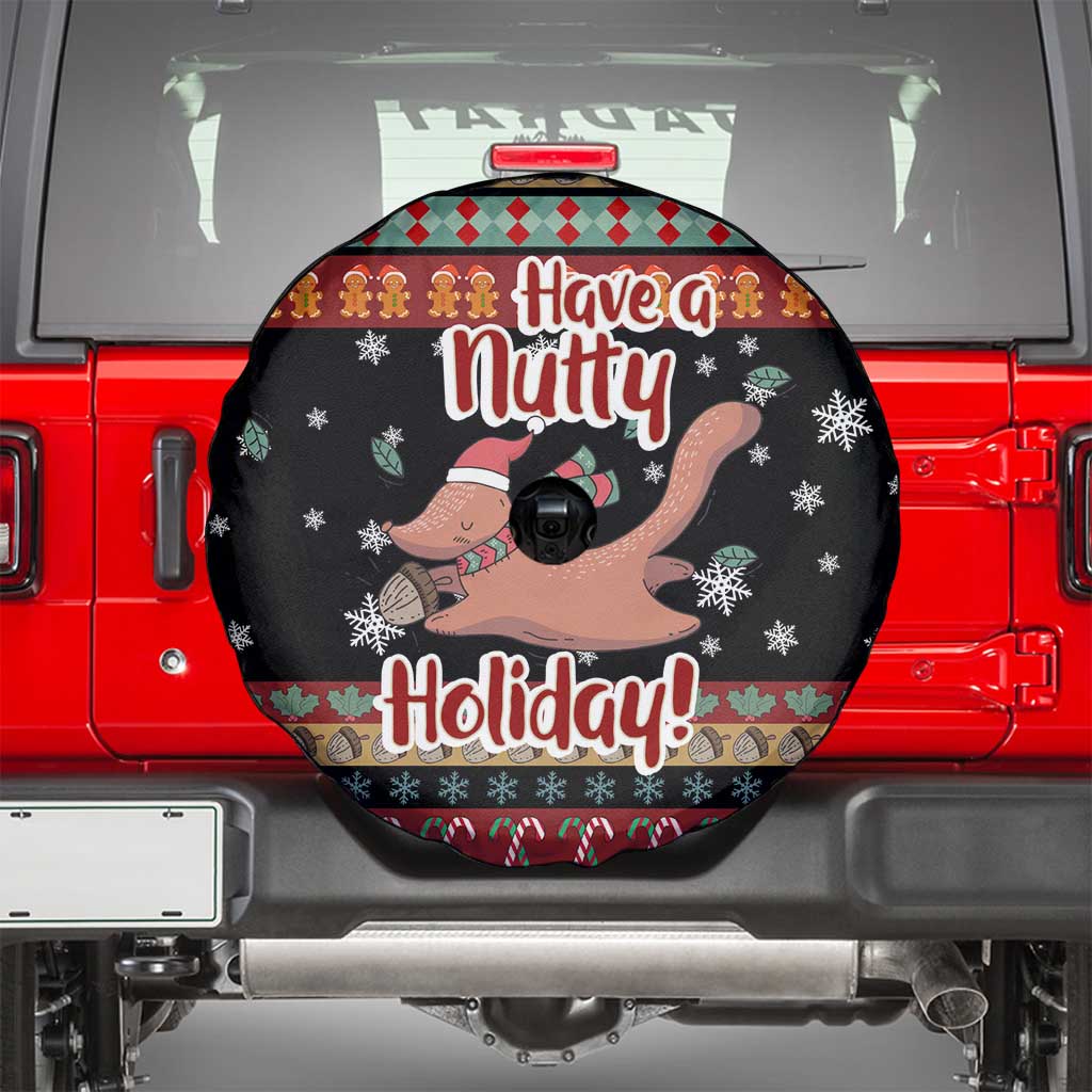 Have A Nutty Holiday Christmas Spare Tire Cover Xmas Holiday Patterns - Wonder Print Shop