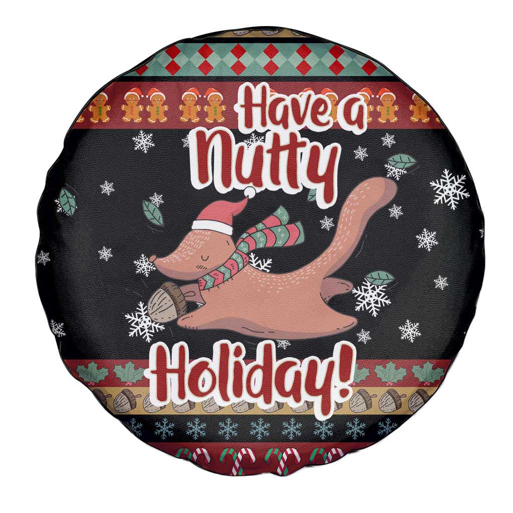 Have A Nutty Holiday Christmas Spare Tire Cover Xmas Holiday Patterns - Wonder Print Shop
