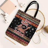 Have A Nutty Holiday Christmas Tote Bag Xmas Holiday Patterns - Wonder Print Shop