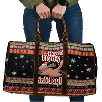 Have A Nutty Holiday Christmas Travel Bag Xmas Holiday Patterns - Wonder Print Shop