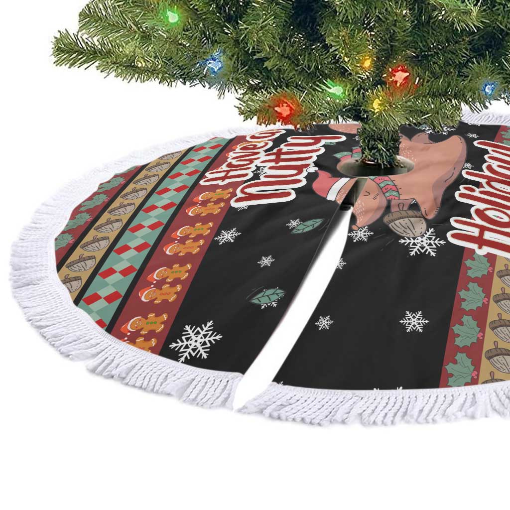 Have A Nutty Holiday Christmas Tree Skirt Xmas Holiday Patterns - Wonder Print Shop