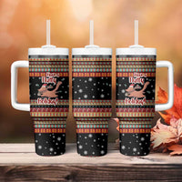 Have A Nutty Holiday Christmas Tumbler With Handle Xmas Holiday Patterns - Wonder Print Shop