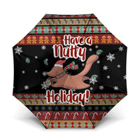 Have A Nutty Holiday Christmas Umbrella Xmas Holiday Patterns - Wonder Print Shop