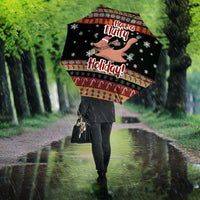 Have A Nutty Holiday Christmas Umbrella Xmas Holiday Patterns - Wonder Print Shop