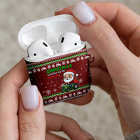 Tractor Santa Christmas AirPods Case Xmas Holiday Patterns - Wonder Print Shop