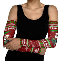 Tractor Santa Christmas Arm Sleeves Xmas Holiday Patterns - Wonder Print Shop
