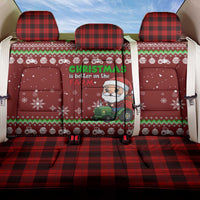 Tractor Santa Christmas Back Car Seat Cover Xmas Holiday Patterns - Wonder Print Shop