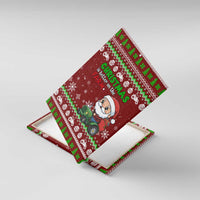 Tractor Santa Christmas Canvas Wall Art Xmas Holiday Patterns - Wonder Print Shop